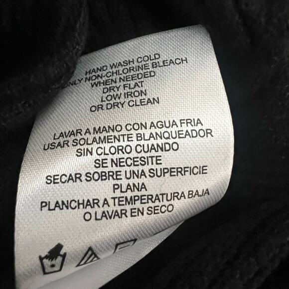 NWT JOAN VASS NEWYORK BATWING‎ BLACK BOATNECK SWEATER SIZE S - Picture 5 of 10